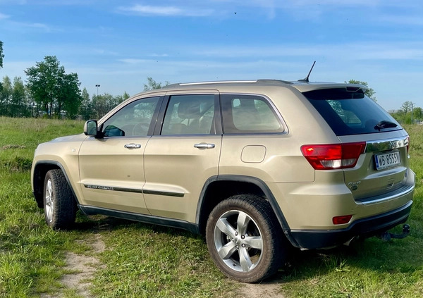 Jeep Grand Cherokee cena 65000 przebieg: 206000, rok produkcji 2011 z Nidzica małe 379